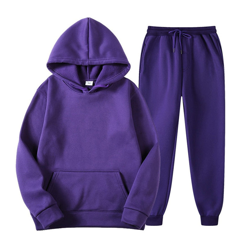 Comfortable Jogging Set For Women | Stylish & Versatile-Purple-S-State of Style