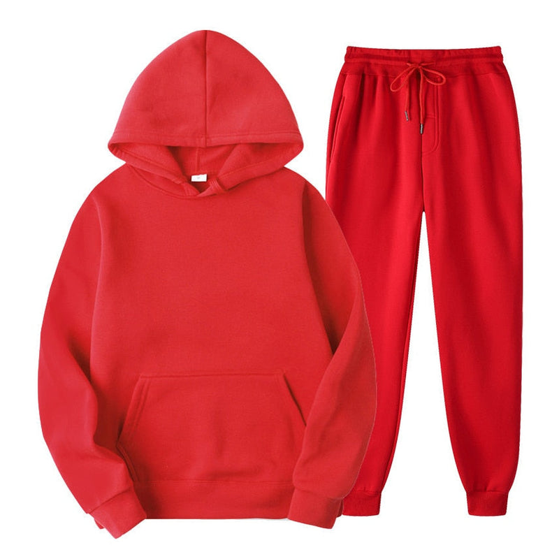 Comfortable Jogging Set For Women | Stylish & Versatile-Red-S-State of Style