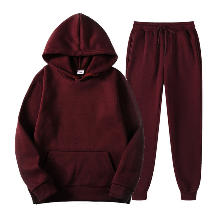 Comfortable Jogging Set For Women | Stylish & Versatile-Wine Red-S-State of Style