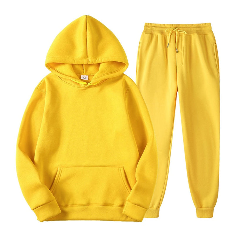 Comfortable Jogging Set For Women | Stylish & Versatile-Yellow-S-State of Style