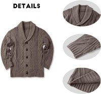 Comfortable Knitted Men's Cardigan - Lucas-Green-M-State of Style
