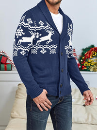 Comfortable Knitted Men's Cardigan - Lucas-Green-M-State of Style