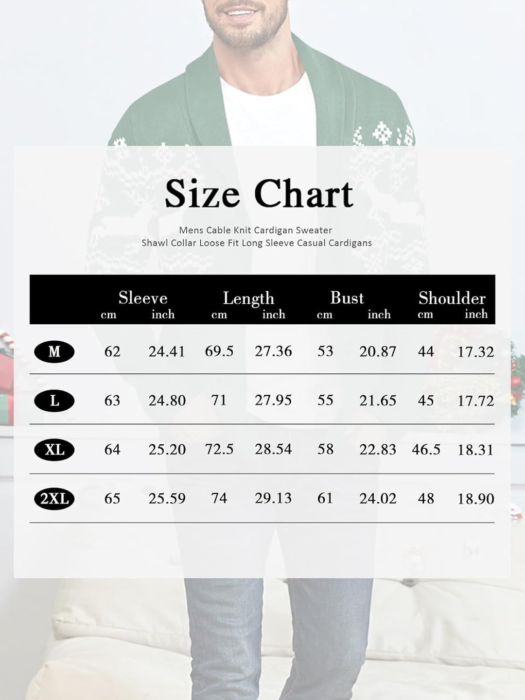 Comfortable Knitted Men's Cardigan - Lucas-Green-M-State of Style