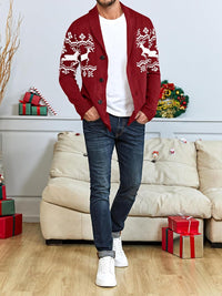 Comfortable Knitted Men's Cardigan - Lucas-Green-M-State of Style