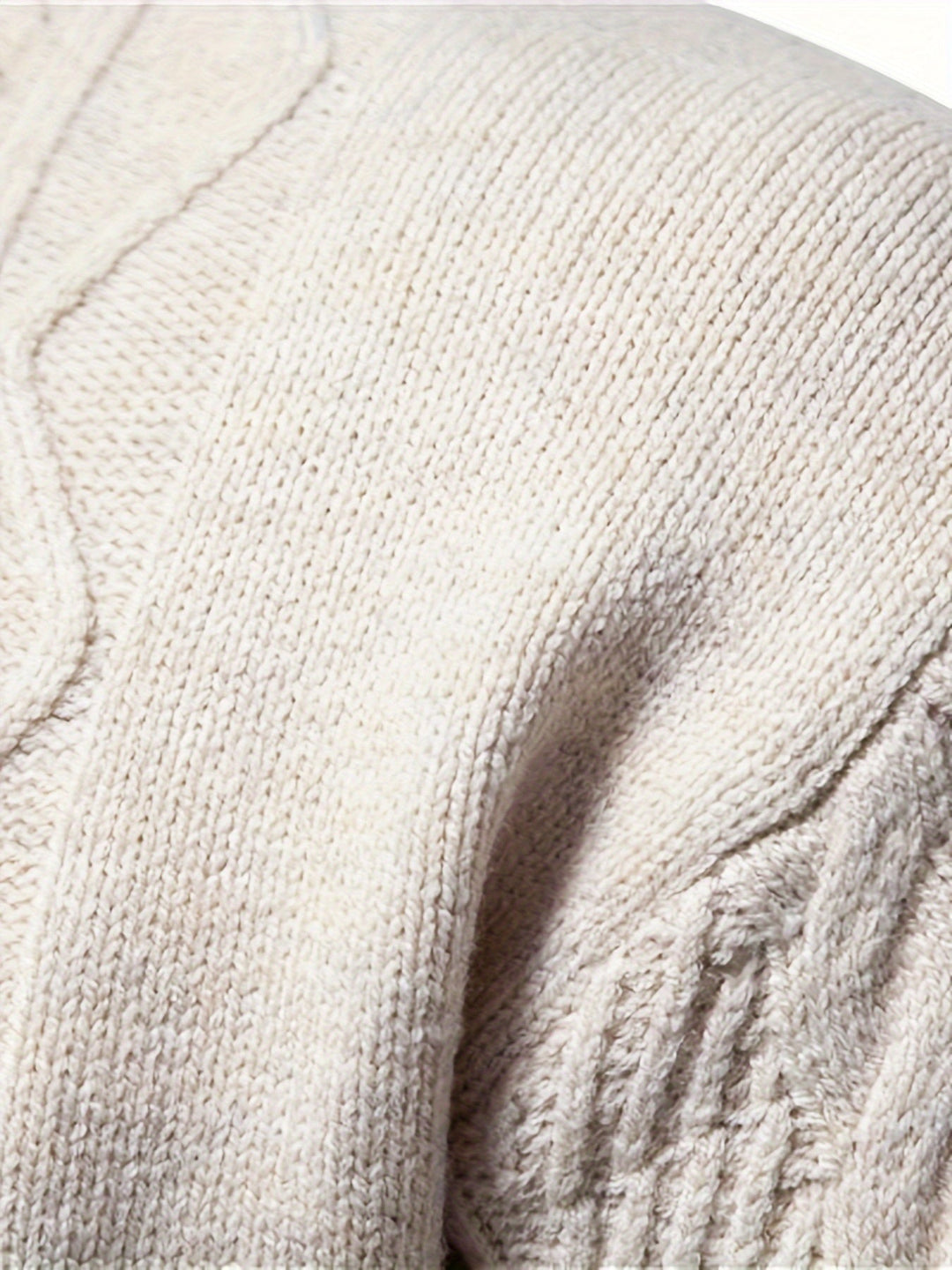 Comfortable Knitted Men's Sweater - Felix-Khaki-XS-State of Style