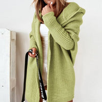 Comfortable Ladies Cardigan - Luna-Green-S-State of Style