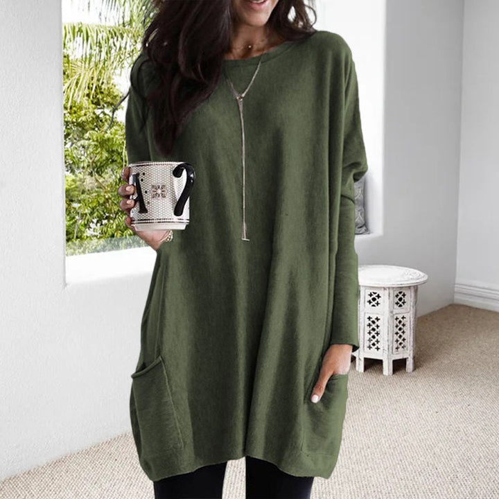 Comfortable Ladies' Sweater - Lina-Green-S-State of Style