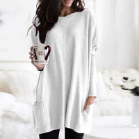 Comfortable Ladies' Sweater - Lina-White-S-State of Style
