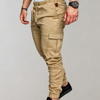 Comfortable Men's Cargo Pants - Elias-Grey-M-State of Style