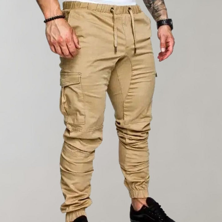 Comfortable Men's Cargo Pants - Elias-Grey-M-State of Style