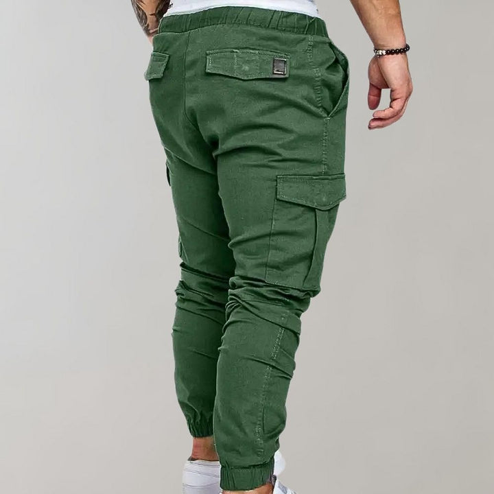 Comfortable Men's Cargo Pants - Elias-Grey-M-State of Style