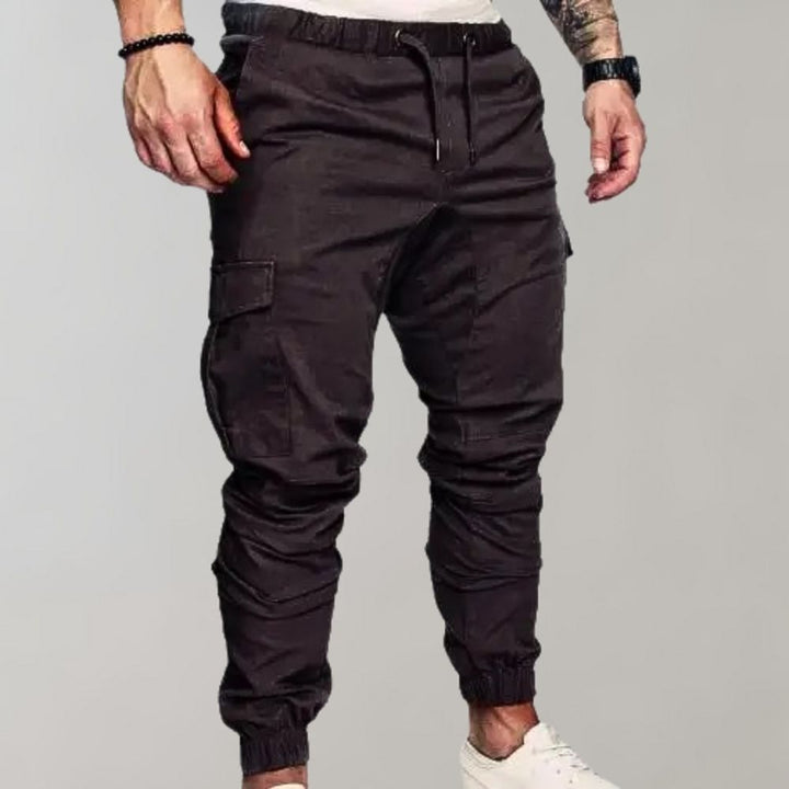 Comfortable Men's Cargo Pants - Elias-Grey-M-State of Style