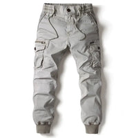 Comfortable Men’s Cargo Pants - Noah-Light Grey-29-State of Style