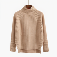 Comfortable Men's Crew Neck Jumper - Ruben-Beige-S-State of Style