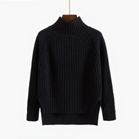 Comfortable Men's Crew Neck Jumper - Ruben-Black-S-State of Style