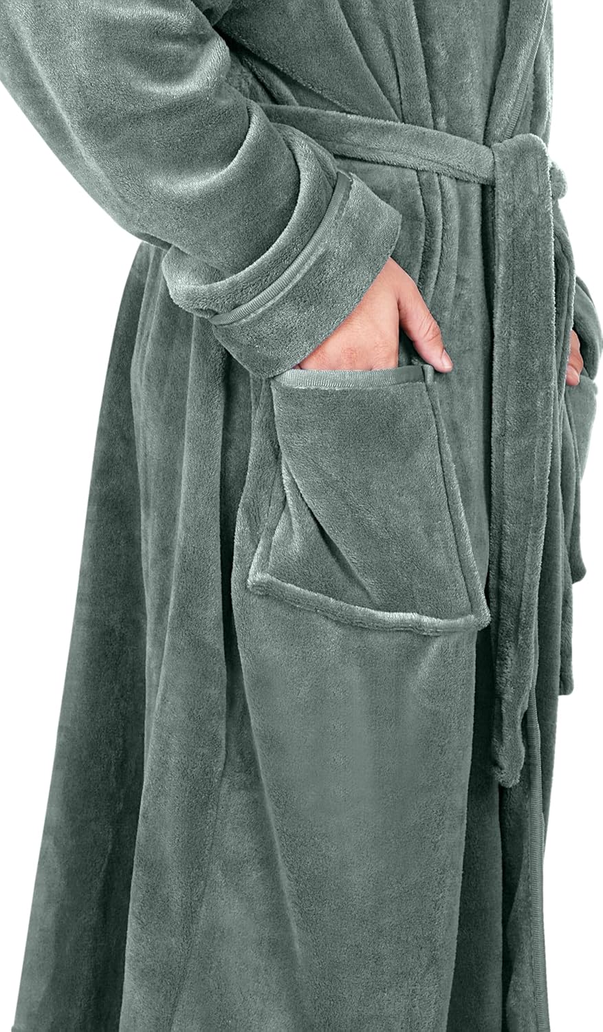 Comfortable Men's Fleece Bathrobe - Harry-Black-S/M-State of Style