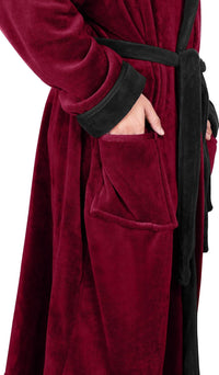 Comfortable Men's Fleece Bathrobe - Harry-Black-S/M-State of Style