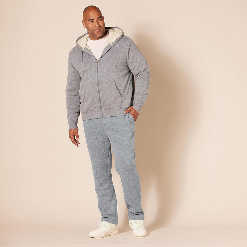 Comfortable Men's Fleece Sweatpants - Luca-Black-S-State of Style