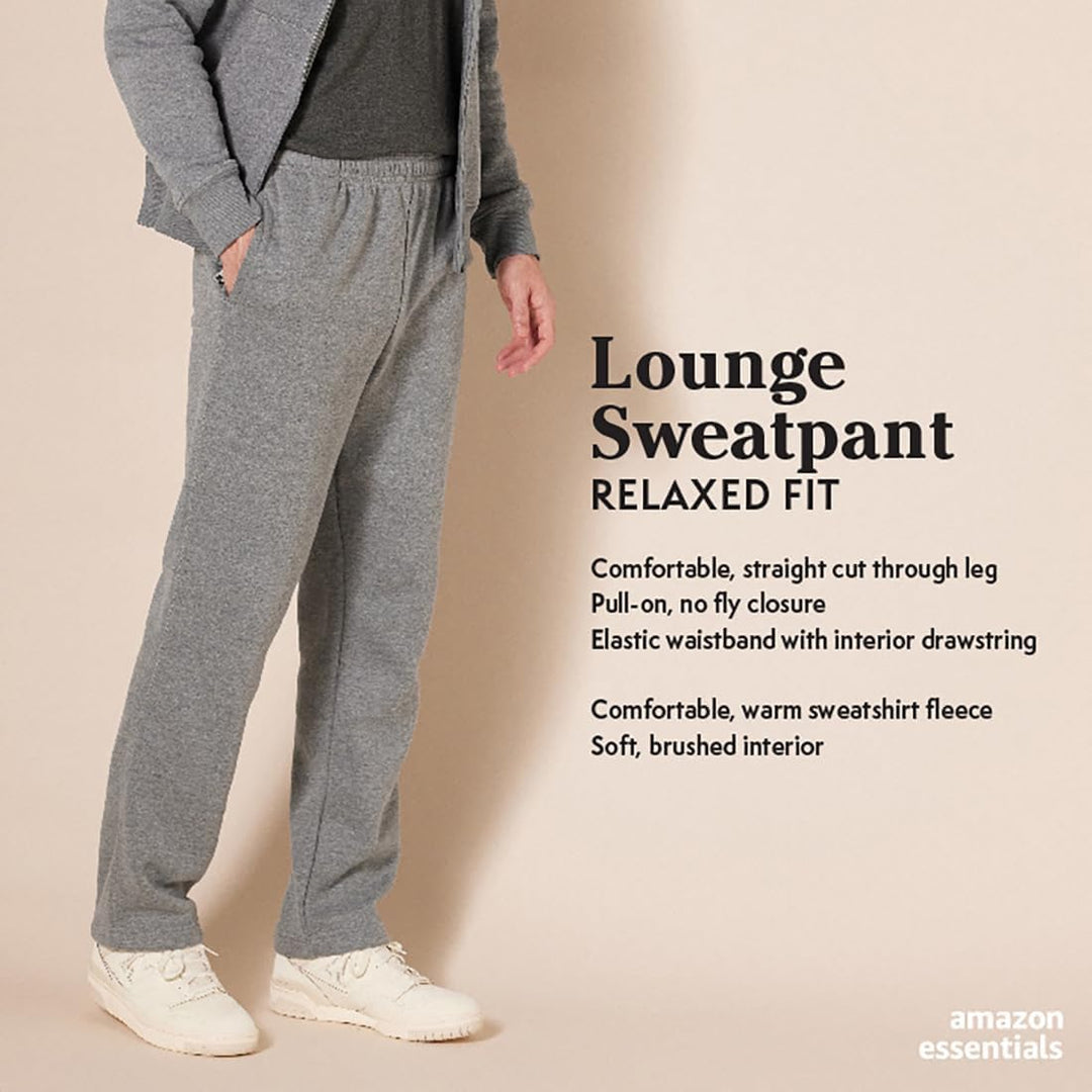 Comfortable Men's Fleece Sweatpants - Luca-Black-S-State of Style