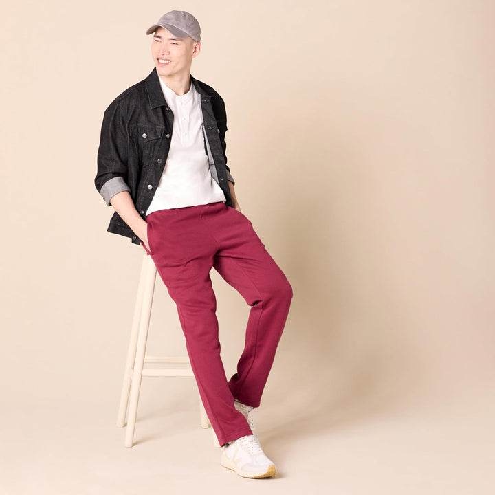 Comfortable Men's Fleece Sweatpants - Luca-Black-S-State of Style
