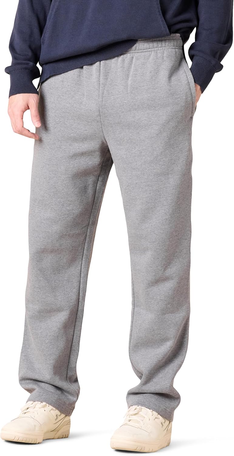 Comfortable Men's Fleece Sweatpants - Luca-Light Grey-S-State of Style