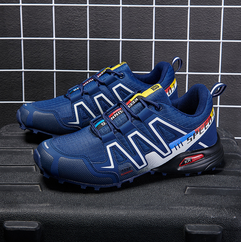 Comfortable Men's Hiking Shoes - Maxim-Dark Blue-7-State of Style