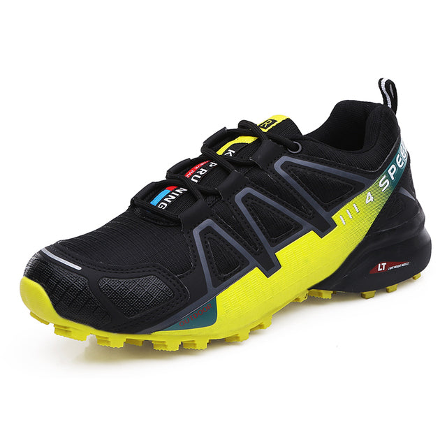 Comfortable Men's Hiking Shoes - RoverTrail-Black-Yellow-6-State of Style