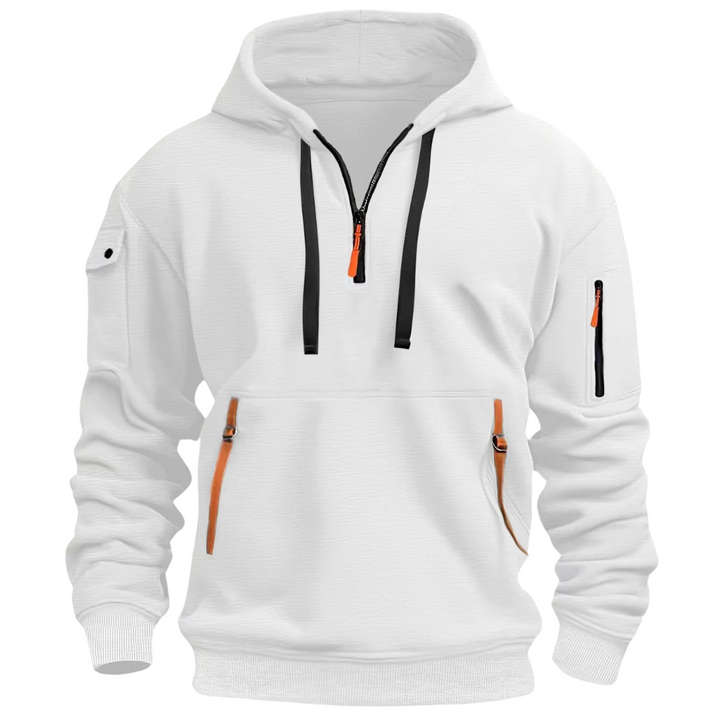 Comfortable Men's Hoodie - Levi-White-S-State of Style
