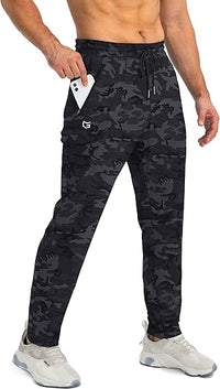 Comfortable Men's Joggers - Noah-Grey Camouflage-S-State of Style