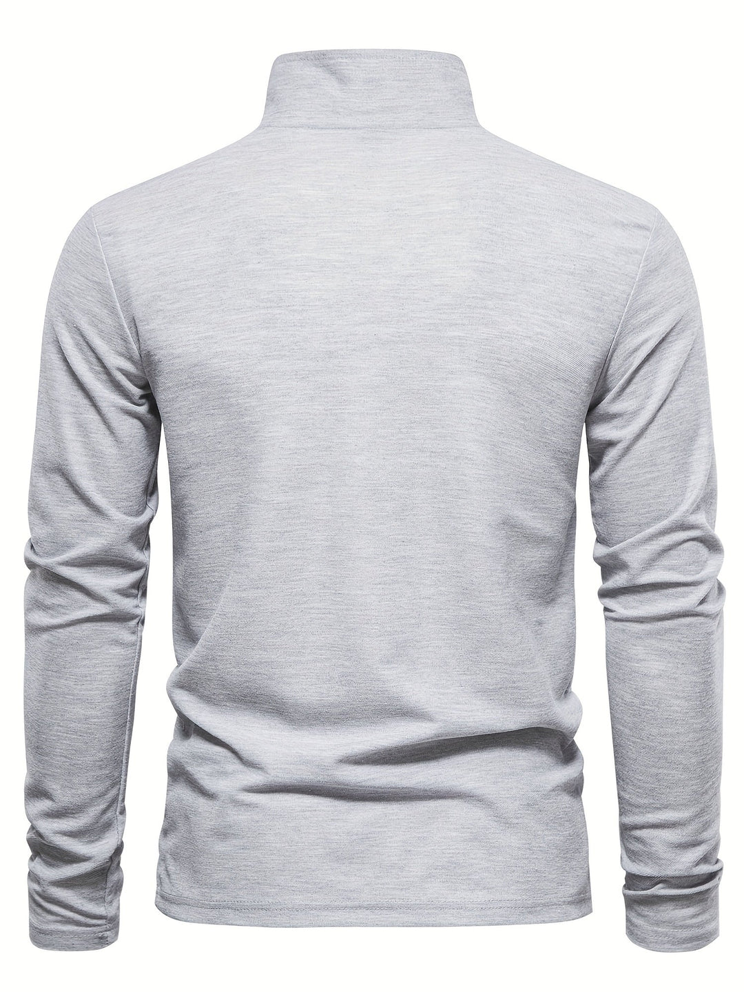 Comfortable Men's Long Sleeve Polo-Navy-S-State of Style