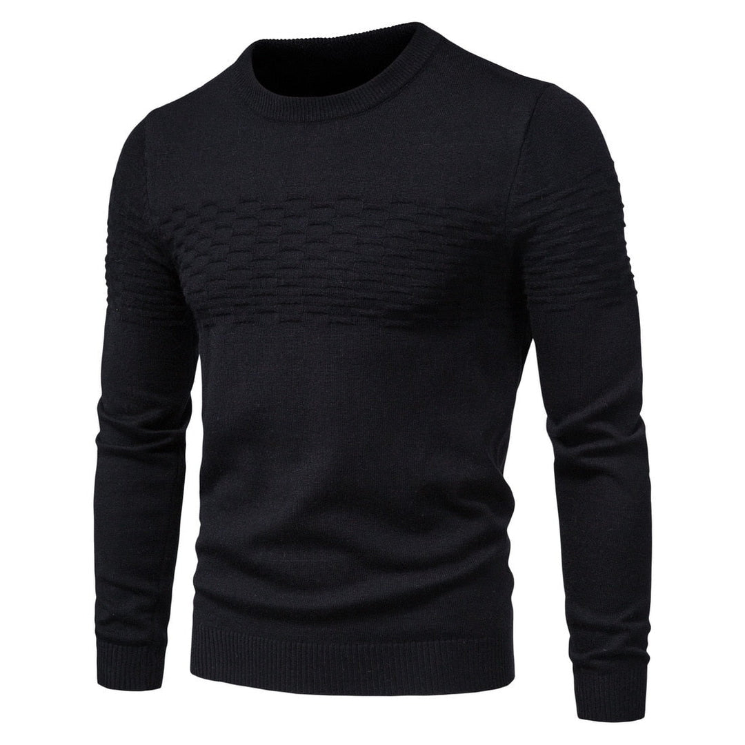Comfortable Men's Sweater - Lorenzo-Black-M-State of Style