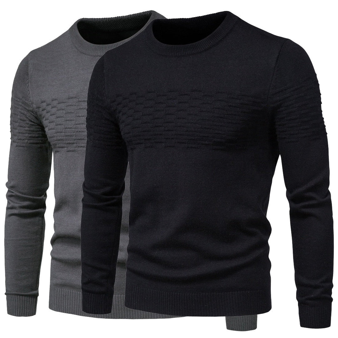 Comfortable Men's Sweater - Lorenzo-Black-M-State of Style