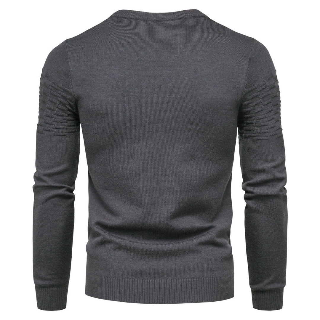 Comfortable Men's Sweater - Lorenzo-Black-M-State of Style