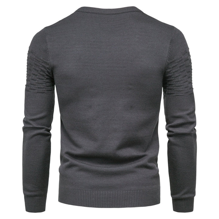 Comfortable Men's Sweater - Lorenzo-Black-M-State of Style