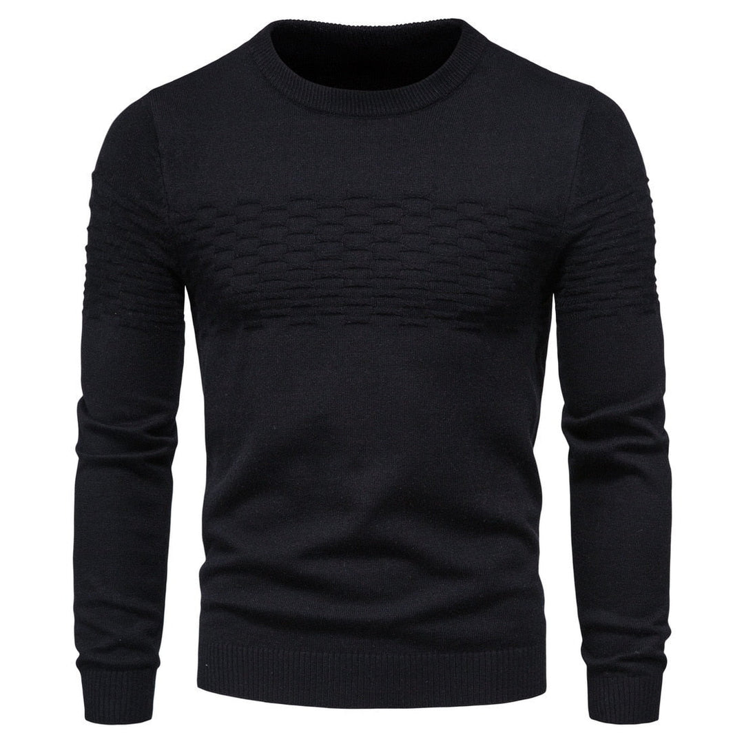 Comfortable Men's Sweater - Lorenzo-Black-M-State of Style