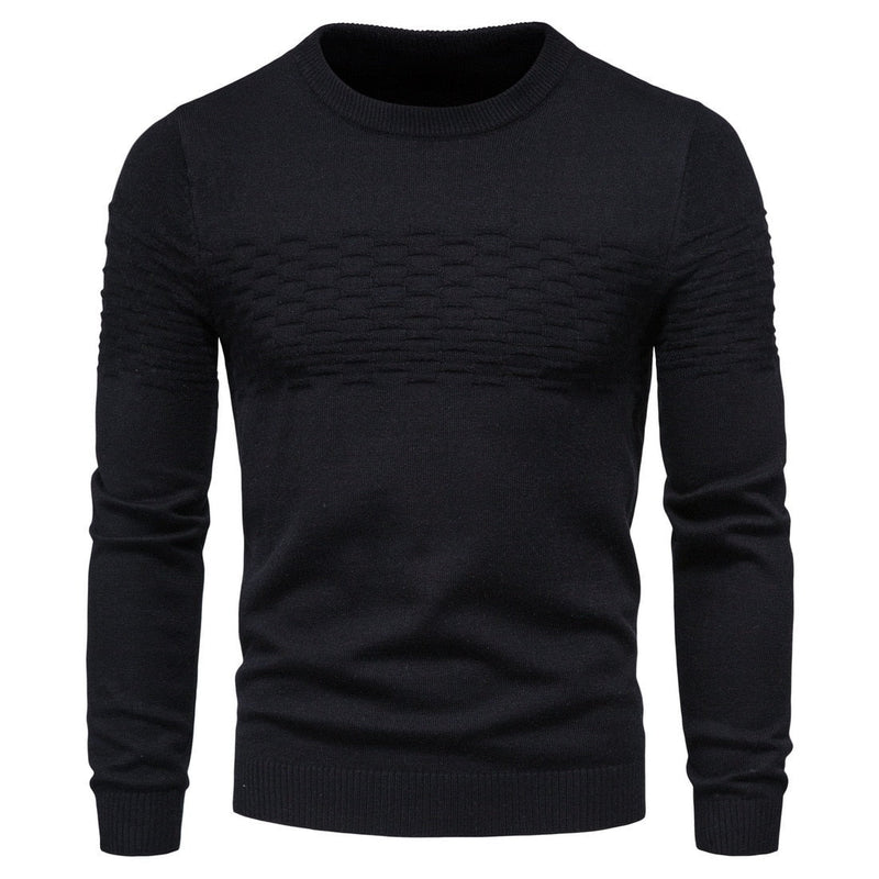 Comfortable Men's Sweater - Lorenzo-Black-M-State of Style
