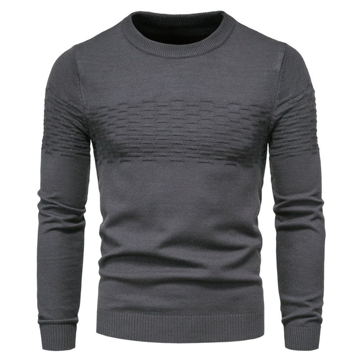 Comfortable Men's Sweater - Lorenzo-Dark Grey-M-State of Style