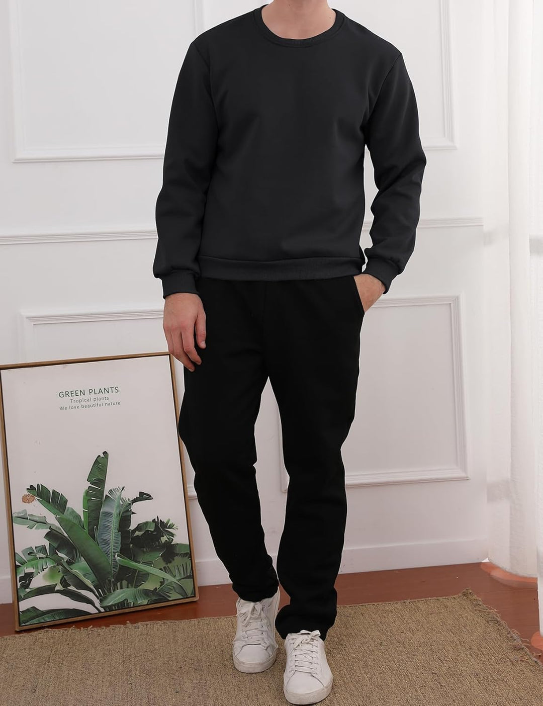 Comfortable Men's Sweatshirt - Finn-Black Hoodie-S-State of Style