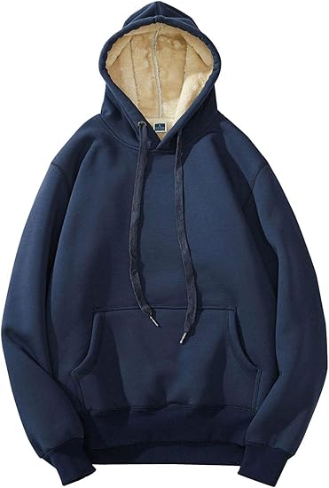 Comfortable Men's Sweatshirt - Finn-Navy Blue Hoodie-S-State of Style