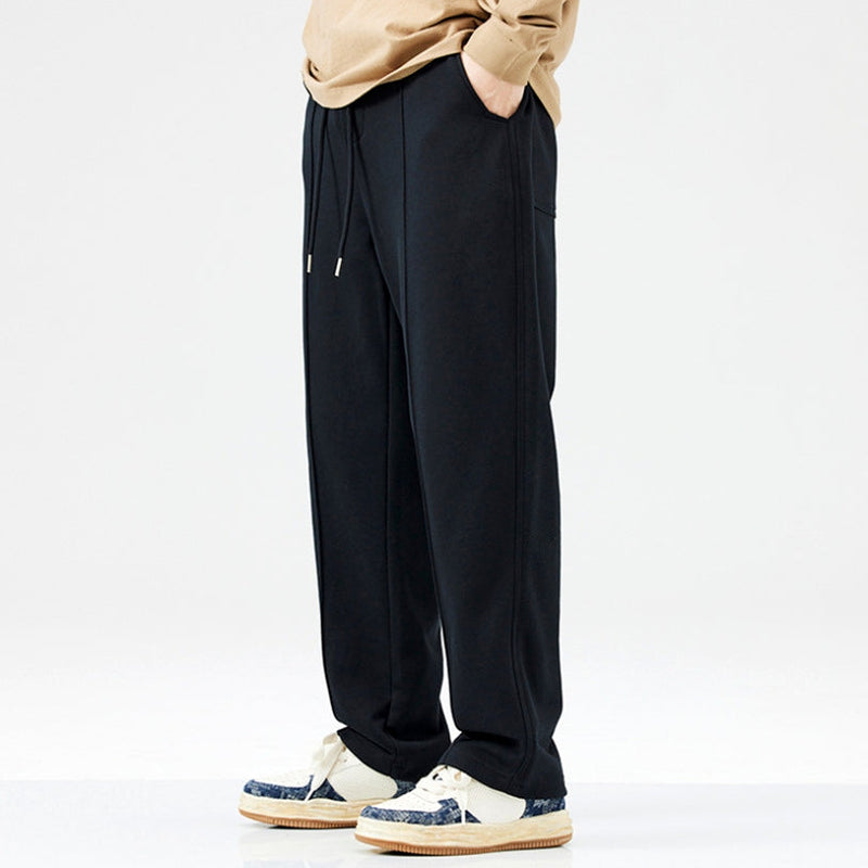 Comfortable Men's Track Pants - Liam-Black-L-State of Style