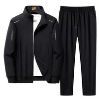 Comfortable Men's Tracksuit - Hunter-Black-S-State of Style