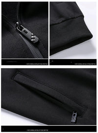 Comfortable Men's Tracksuit - Hunter-Black-S-State of Style