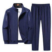 Comfortable Men's Tracksuit - Hunter-Dark Blue-S-State of Style