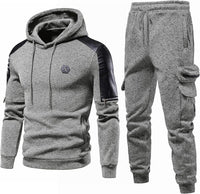 Comfortable Men's Tracksuit with Hoodie - Jason-Beige-S-State of Style