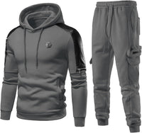 Comfortable Men's Tracksuit with Hoodie - Jason-Beige-S-State of Style