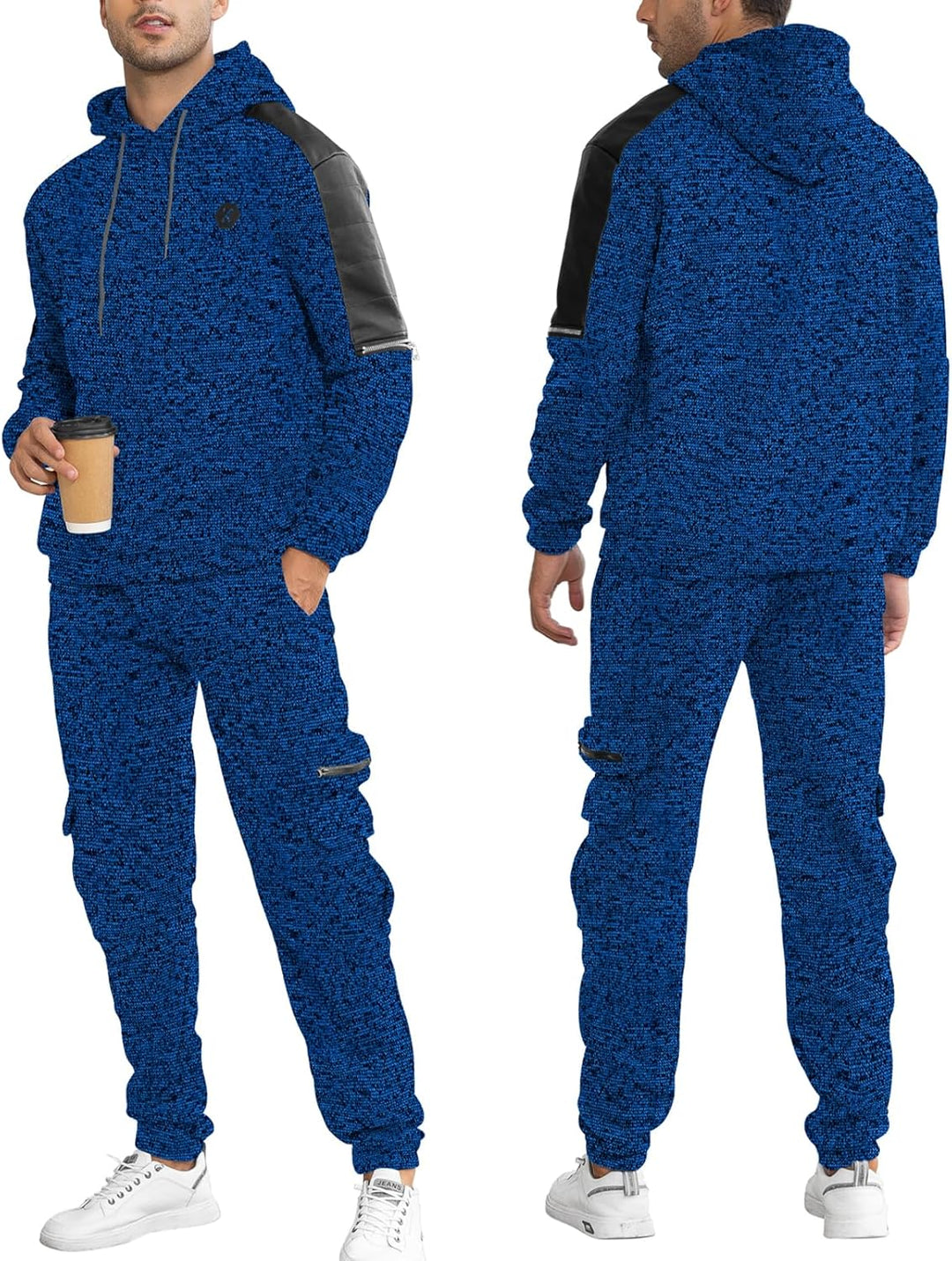 Comfortable Men's Tracksuit with Hoodie - Jason-Beige-S-State of Style