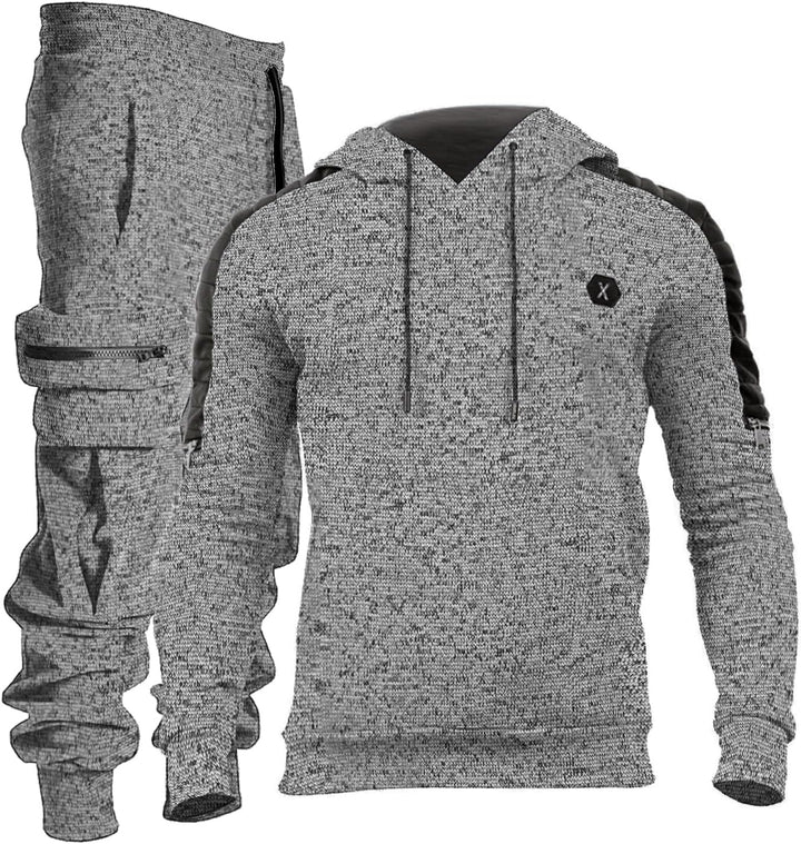 Comfortable Men's Tracksuit with Hoodie - Jason-Dark Camouflage-S-State of Style