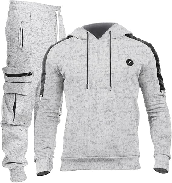 Comfortable Men's Tracksuit with Hoodie - Jason-Light Camouflage-S-State of Style