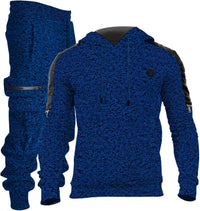 Comfortable Men's Tracksuit with Hoodie - Jason-Navy Camouflage-S-State of Style