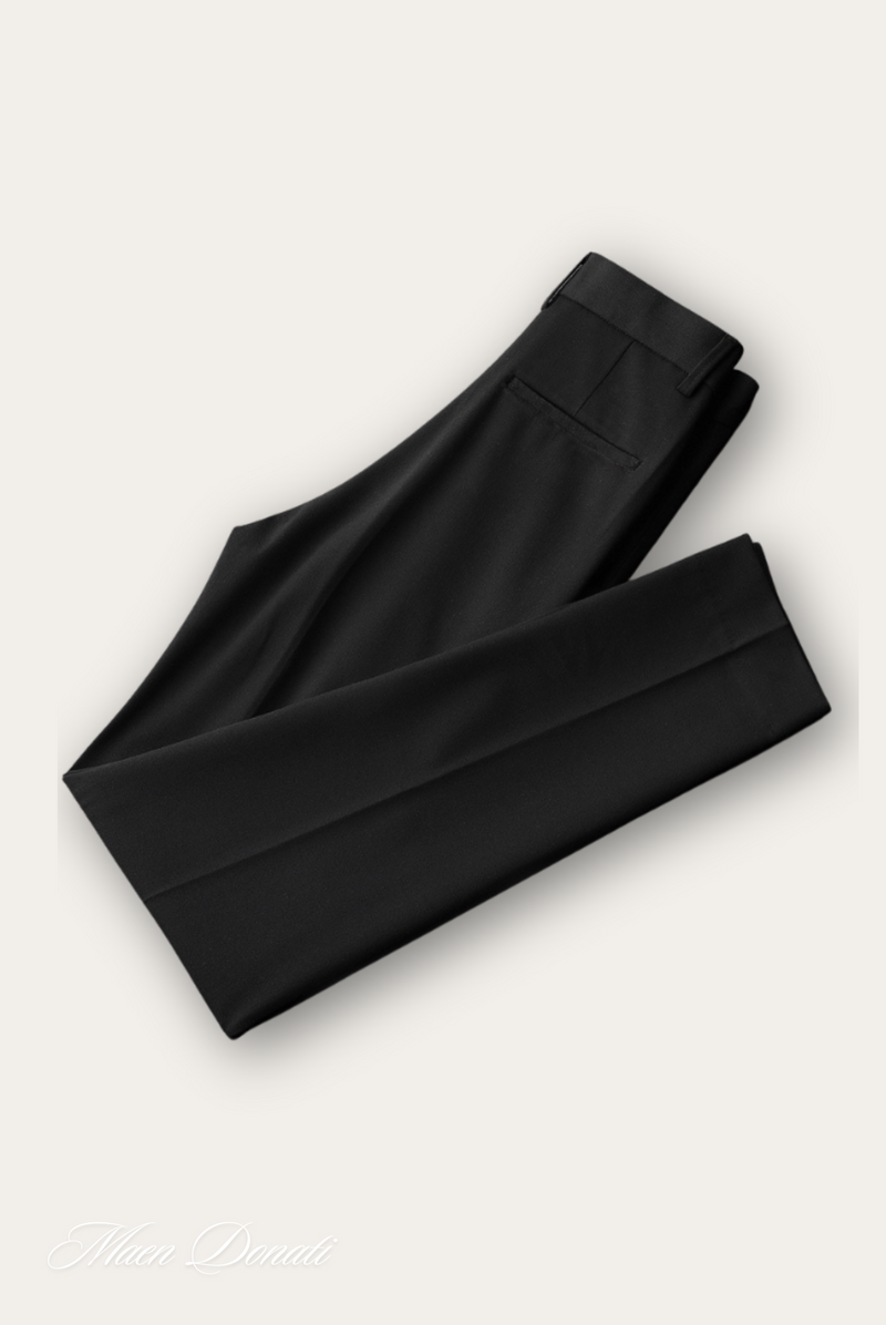 Comfortable Men's Trousers - Oliver-Black-29-State of Style